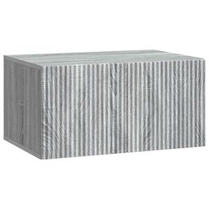 vidaXL Vegghengt TV skap Gr&aring; sonoma 59,5 x 41 x 30 cm Konstruert tre