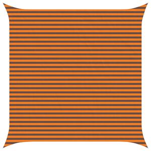 vidaXL Solskygge seil Oransje og Brunt 4,5 x 4,5 m