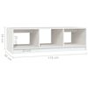 vidaXL Salongbord 110x50x34 cm heltre furu hvit