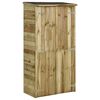 vidaXL Hageoppbevaringsskur furu 85x48x177 cm