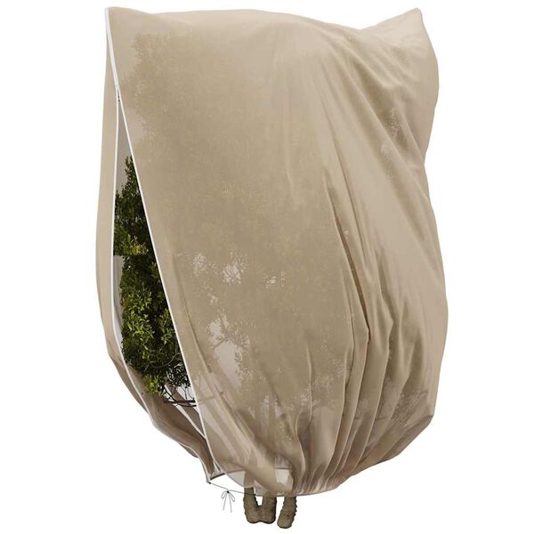 vidaXL Frostbeskyttelse Plantefleece Dekker Beige 3,5 x 2,5 m