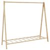 vidaXL Klesstativ med hyller 106x34x102 cm bambus