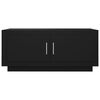 vidaXL Salongbord svart 102x50x45 cm konstruert tre