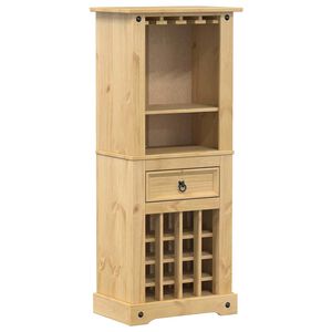 vidaXL Vinstativ Corona 56x35x134,5 cm heltre furu