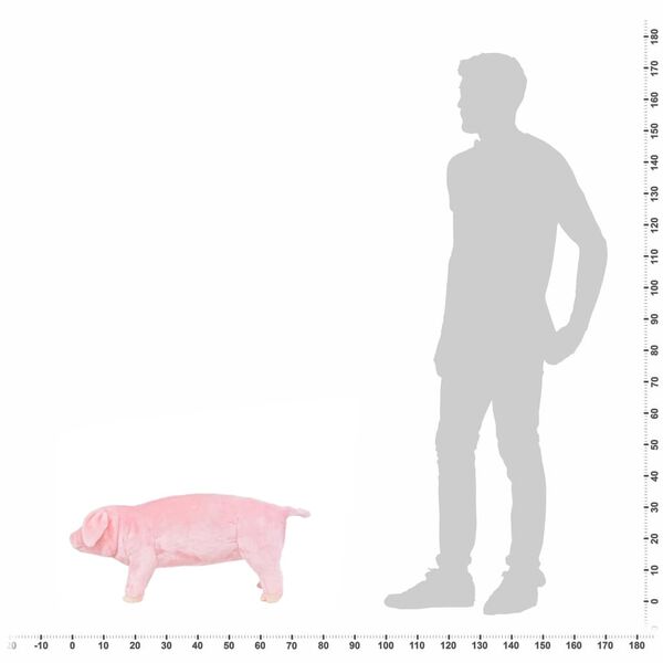 vidaXL Stående lekegris rosa XXL