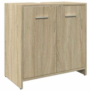 vidaXL Servantskap sonoma eik 60x33x60 cm konstruert tre