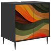vidaXL Baderomsskap BONN Svart eik 60 x 40 x 61 cm Konstruert tre