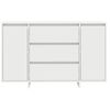 vidaXL Serviesskap med skuff Hvit 120 x 41 x 75 cm Konstruert tre