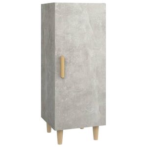 vidaXL Skjenk betonggr&aring; 34,5x34x90 cm konstruert tre