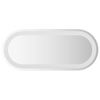 vidaXL LED-baderomsspeil 70x30 cm oval