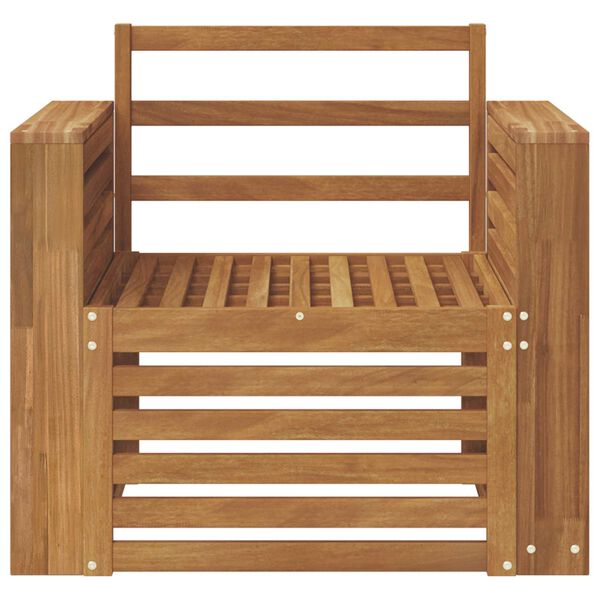 vidaXL Utend&oslash;rs sofa-sett Naturlig 79 x 63 x 73 cm Solid akasietre