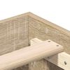 vidaXL Sengestamme 2 pcs Sonoma 152 x 203 cm Konstruert tre