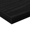 vidaXL Bokhyllebrett 4 pcs Svart 40 x 10 x 1,5 cm Konstruert tre