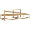 vidaXL Utend&oslash;rs sofa-sett Hvit 230,5 x 83 x 73 cm Solid akasietre
