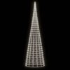 vidaXL LED Juletre p&aring; Flaggstang 3000 LEDs Kald Hvit 800 cm