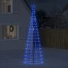 vidaXL LED Juletre med Spikes 570 LEDs Bl&aring; 300 cm