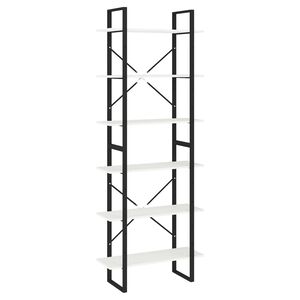 vidaXL H&oslash;yskap hvit 80x30x210 cm heltre furu