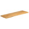 vidaXL Bordplate 140x40x2,5 cm naturlig kant heltre mango