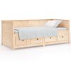 vidaXL Dagseng uten madrass 90x200 cm heltre furu
