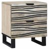 vidaXL Nattbordskap Hvit 40 x 33 x 46 cm Konstruert tre