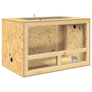 vidaXL Terrarium Brun 80 x 50 x 50 cm OSB