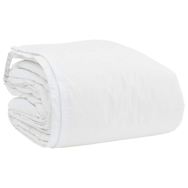 vidaXL Dyne Sett med pute 3 pcs Hvit Dun Fjær