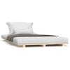 vidaXL Sengeramme 75x190 cm heltre furu