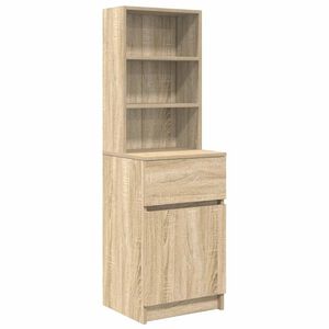 vidaXL Nattbord sonoma eik 39x35x125 cm konstruert tre