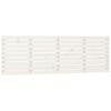 vidaXL Veggmontert sengegavl hvit 186x3x63 cm heltre furu