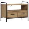 vidaXL TV-skap 67,5 x 33 x 50 cm Artisan eik Konstruert tre