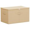 vidaXL Lagringsboks Ikke-vevd stoff 60 x 43 x 35 cm 90,3 L Krem