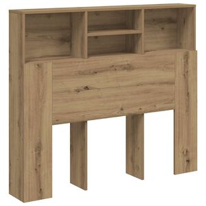 vidaXL Hodegavl med hyller artisan tre 120x19x103,5 cm konstruert tre