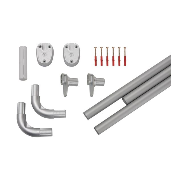 RIDDER Universal hj&oslash;rnestang 90x90x2,5 cm