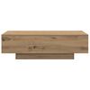 vidaXL Salongbord artisan eik 100x49,5x31 cm konstruert tre