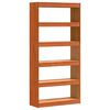 vidaXL Bokskap Vokset Brun 80 x 30 x 167,5 cm Massiv furu