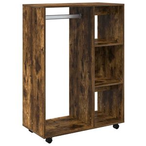 vidaXL Garderobe r&oslash;kt eik 80x40x110 cm konstruert tre