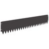 vidaXL Gjerdekant 20 pcs 103 x 20 cm St&aring;l Svart