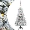 vidaXL Kunstig sammensatt juletre Hvit 120 cm PE og PVC