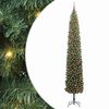vidaXL Kunstig juletre med 300 LED grønn 270 cm PVC og stål og plast