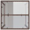 vidaXL Utend&oslash;rs barbord brun 70x70x110 cm polyrotting