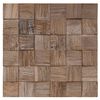 vidaXL Veggpane 11 stk. Naturlig 30 x 30 x 2 cm