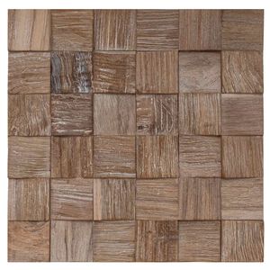 vidaXL Veggpane 11 stk. Naturlig 30 x 30 x 2 cm