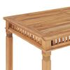 vidaXL Spisebord til hage 120x65x80 cm heltre teak