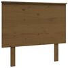 vidaXL Sengegavl honningbrun 94x6x82,5 cm heltre furu