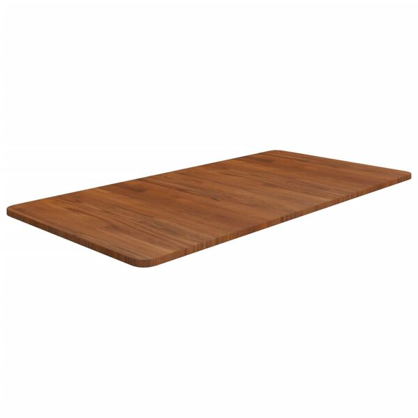 vidaXL Benkeplate til bad m&oslash;rkebrun 100x50x1,5 cm behandlet heltre