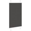 vidaXL pliss&eacute;gardin sort 70x150 cm Stoff Bredde 69,4 cm Polyester