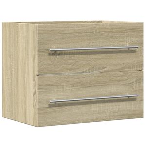 vidaXL Servantskap sonoma eik 60x38,5x48 cm sponplate