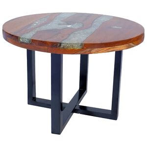 VidaXL Salongbord Teak Harpiks 60 cm