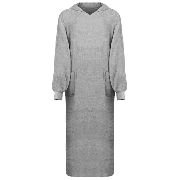 vidaXL Teppe-hettegenser KINN Gr&aring; XXL Bomull