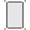 vidaXL Magnetisk insektskjerm for vindu antrasitt 80x140 cm